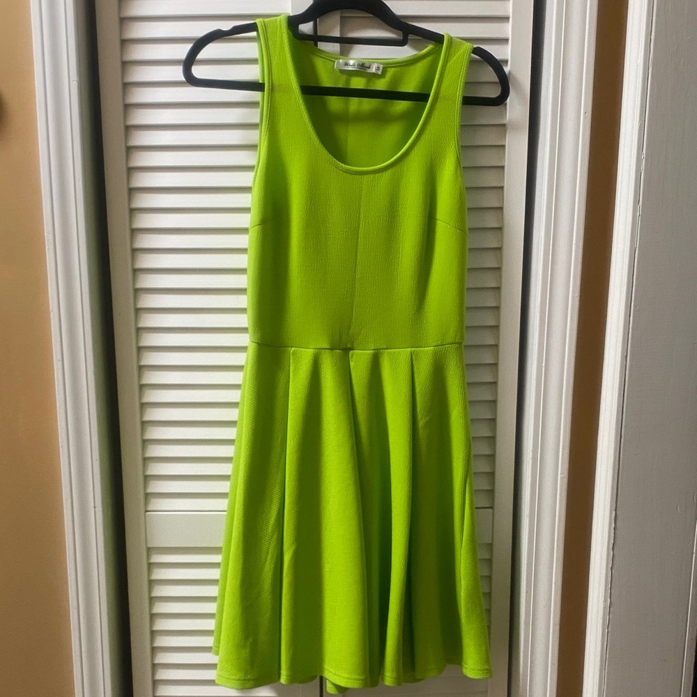Lime Green Midi Dress